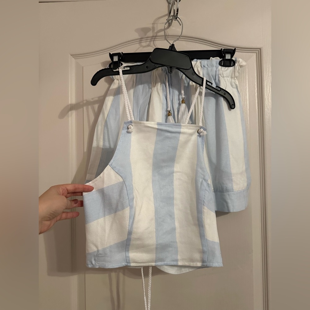 New Lauren James hydrangea stripe set